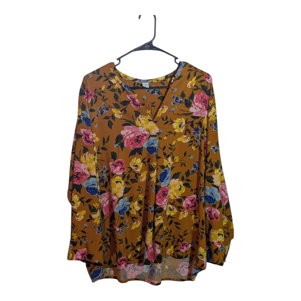 Old Navy Linen Floral Women's Top - XXL